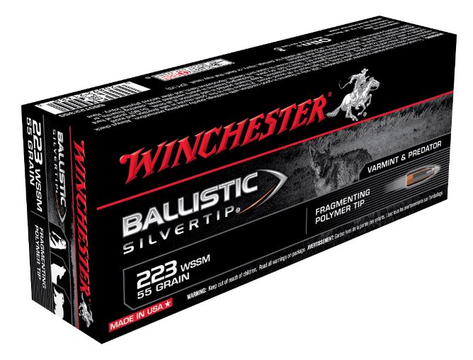 AMMO WIN 223WSSM/55GR SUPREME BALLISTIC SILVER TIP (20)