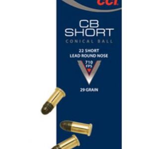 AMMO CCI 22 SHORT/29G 'CB' SOLID