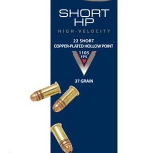 AMMO CCI 22 SHORT/27G HOLLOW POINT