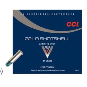 AMMO CCI 22 SHOTSHELL #12 SH (20)