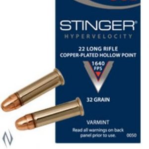 AMMO CCI 22LR HOLLOW POINT STINGERS ( PK50 )