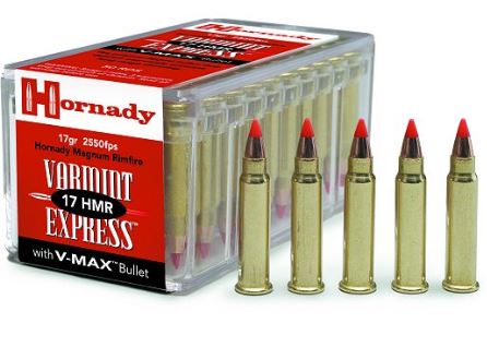 AMMO HORNADY 17HMR/17G V-MAX (50)