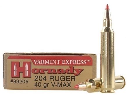 AMMO HORNADY 204/40G RUGER V-MAX (20)