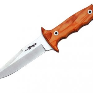 KNIFE NIETO APACHE 12CM SS FIXED BLADE OLIVE WOOD HANDLE LEATHER SHEATH