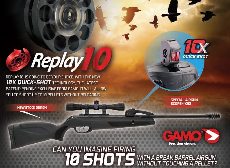 .177 A/RIFLE GAMO AIR RIFLE MODEL REPLAY