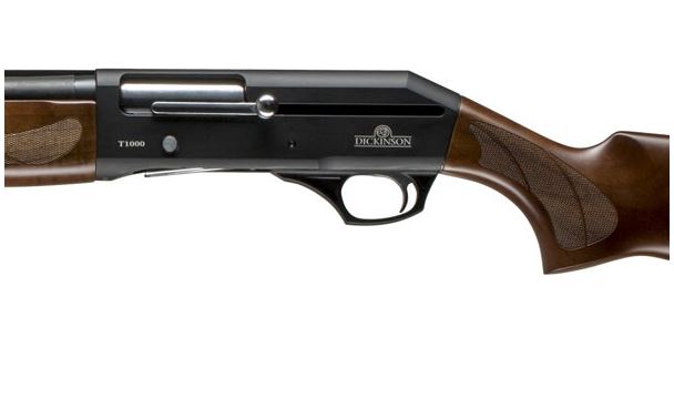 .12G DICKINSON STRAIGHT PULL WOOD BLUED 28' - LEFT HAND COCKING