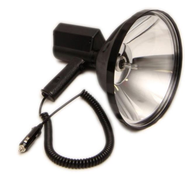 SPOTLIGHT MAX-LUME 240/55W HID HAND HELD CIG CURLY CORD PLUG