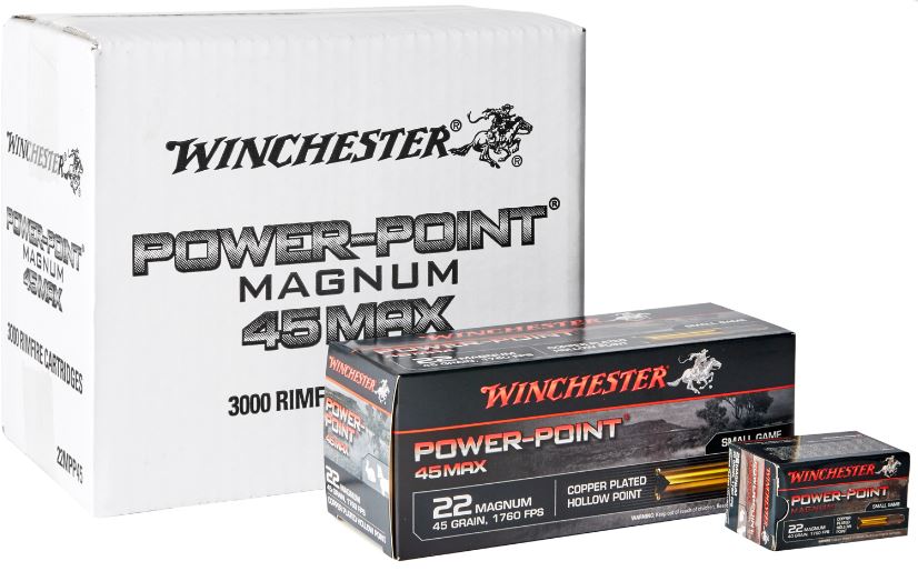 AMMO WIN 22MAG/45G POWERPOINT HOLLOW POINT (50)