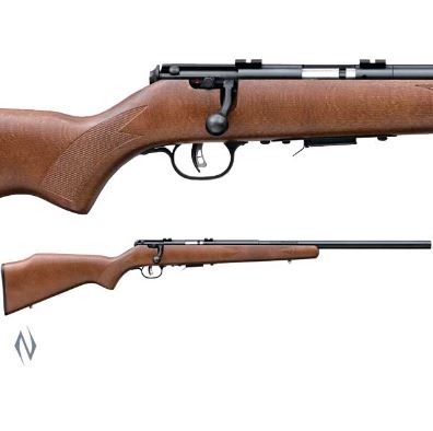 .17HMR SAVAGE 93R17 BLUED WALNUT VARMINT 5 SHOT - Image 2
