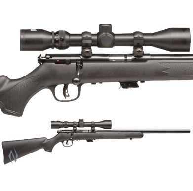 .22 SAVAGE MKII BLUED SYNTHETIC VARMINT SCOPE PACKAGE 5 SHOT - Image 2